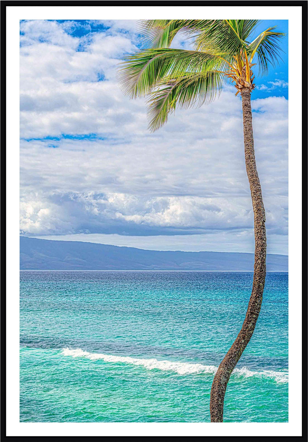 Solo - Living Moments Media - 3500-5500, 800-3500, Best Wall Artwork, blue, green, Hawaii, Island, lahaina, maui, Maui Hawaii Fine Art Photography, Maui Hawaii Wall Art, ocean, open-edition, over-5500, Palm Trees, palm-tree, size-16x-24, size-24-x-36, size-40-x-60, teal, vertical, Water, waves