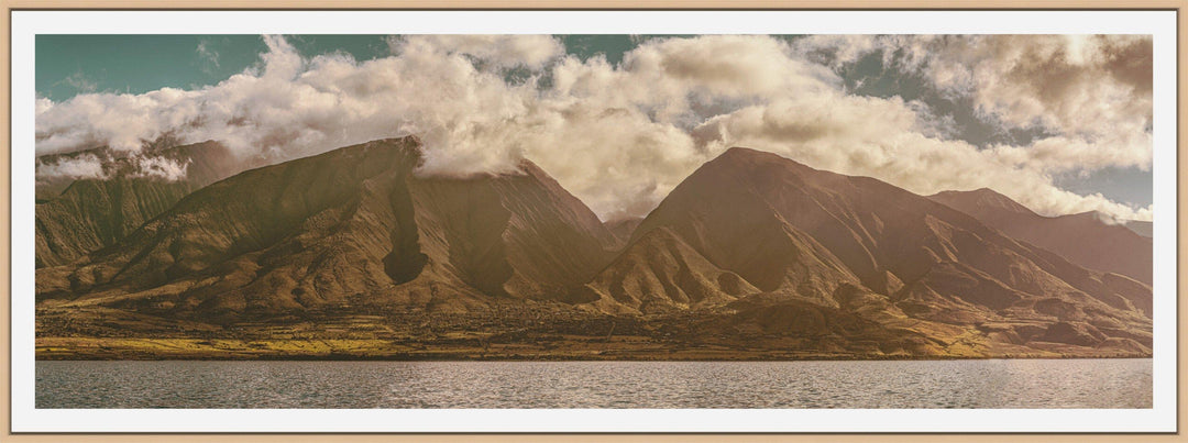West Maui Mountain Majesty - Living Moments Media - 3500-5500, 800-3500, Acrylic, Artwork, Best Wall Artwork, Boat, Canvas, clouds, Coast, green, Hawaii, Island, lahaina, maui, Maui Hawaii Fine Art Photography, Maui Hawaii Wall Art, Metal, Moody, Mountains, New Moments, ocean, open-edition, over-5500, panoramic, Prints, size-20-x-60, size-30-x-90, Sunrise, Visual Artwork, Water, waves, White, yellow